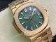 Swiss Copy Patek Philippe Nautilus Cal 324 sc Watch Rose Gold Olive Green Dial (2)_th.jpg